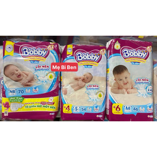 [MẪU MƠI ĐỦ SIZE] Tã Dán Bobby siêu thấm Size S11/XS38/XS70/S54/M46 Miếng- Chính Hãng