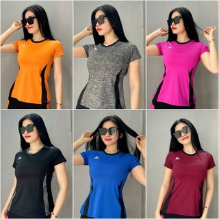 Áo Tập Thể Thao Nữ Om Phối  Nhiều Màu Tập Yoga Gym Aerobic