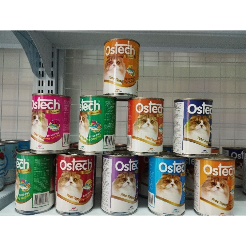 Pate OSTECH Gourmet cho mèo lon 400gr
