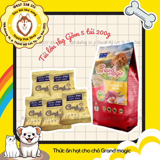 Thức ăn hạt cho chó Grand magic gói 1Kg