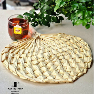 Quạt lá đề, quạt lá cọ mây tre đan cầm tay truyền thống hanmade , trang trí tết, giá tốt