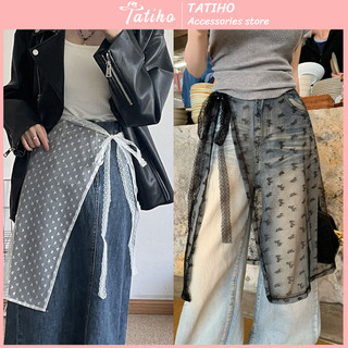 Váy Ren Gạc Nữ Unisex, Váy Gạc Ren Xếp Lớp Có Dây Buộc Nơ Họa Tiết  Dễ Thương Phong Cách Retro - Tatiho - Mã AH020