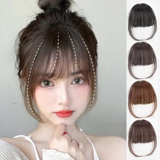 [Sẵn] Tóc mái giả thưa làm bằng tóc thật có bát phong cách trẻ trung cho nữ - Phụ kiện cosplay [Miu Cosplay]