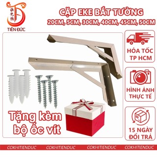 Cặp eke bắt tường, kệ, ke góc vuông chữ l nam phát 50cm