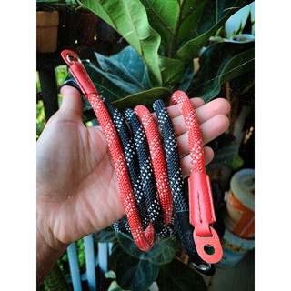 Dây đeo máy ảnh Paracord phối da, strap camera