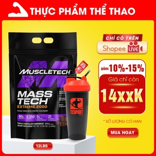 Sữa Tăng Cân NHANH Mass Tech EXTREME 2000 (6lbs-12lbs-20lbs) - Nhiều Hương - Muscletech USA