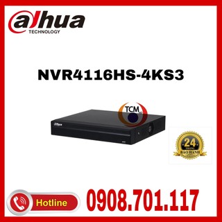 Đầu ghi hình ip 16 kênh dahua dhi-nvr4116hs-4ks3