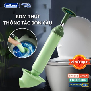 Cây thông thụt bồn cầu, dụng cụ thông tắc nghẽn cao cấp bằng khí nén cực mạnh tiện dụng cho gia đình
