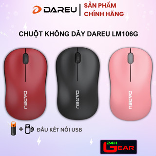Chuột không dây Dareu LM106G ( Kết nối đầu thu USB )