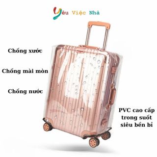  Túi Bọc Vali Trong Suốt Bản Cao Cấp Chống Trầy Xước - Túi Trùm Bảo Vệ Vali Du Lịch 