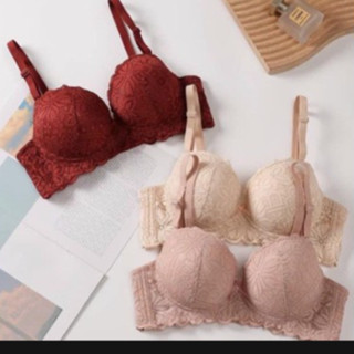 Combo 3  Áo lót  ren Thái họa tiết hoa, nâng vòng 1 5cm,  Y911  dành cho chị em nhỏ và vừa. có lẻ 1 chiếc