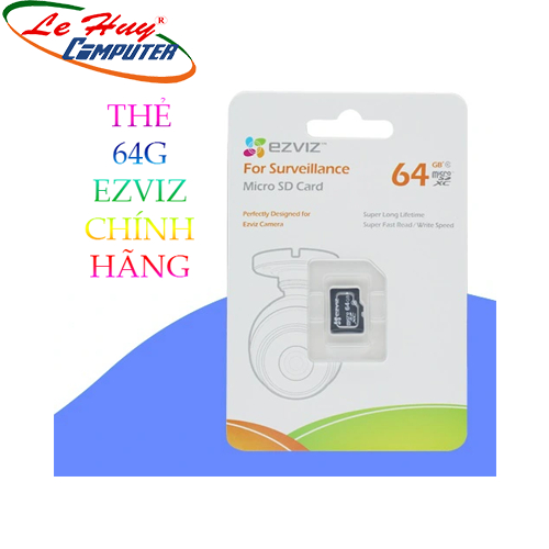Thẻ nhớ giám sát MicroSD EZVIZ 64Gb Chính Hãng