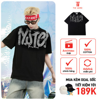 LOCAL BRAND Áo thun The Weird Phong Cách Unisex Form Rộng ATK999