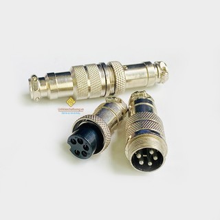 Combo 2 Jack GX16-5P nối dài (đực+cái)