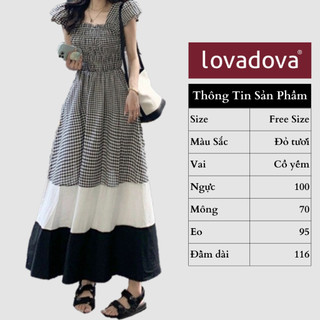 Đầm suông linen đũi sát nách xám Lovadova 24D04C002