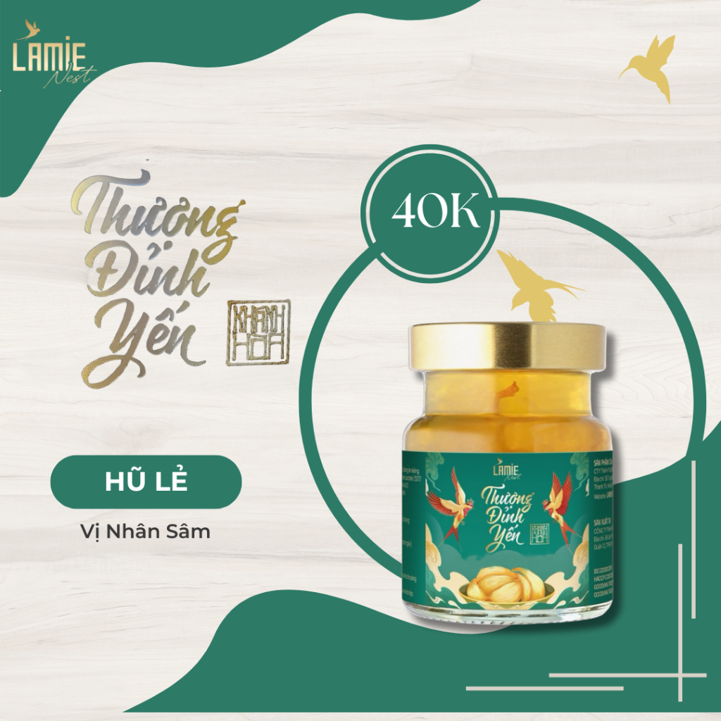 Yến sào Nha Trang thương hiệu LAMIE NEST - hũ chưng sẵn 70ml [hũ lẻ]