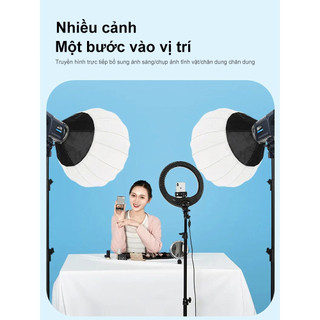 Bộ Đèn Chụp Studio Hình Cầu 65CM chụp ảnh quay video livestream chuyên nghiệp, Bộ đèn Ngàm Softbox