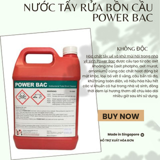 Dung dịch khử trùng diệt mầm bệnh và vệ sinh bồn cầu POWER BAC