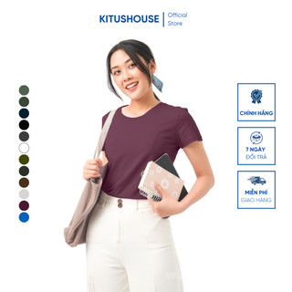 [BẢNG MÀU 1] Áo Thun Trơn Nữ, Áo Phông Trơn Nữ Cổ Tròn Basic 100 Cotton Cao Cấp Thoáng Mát Tay Ngắn 44 Màu - Áo Unisex