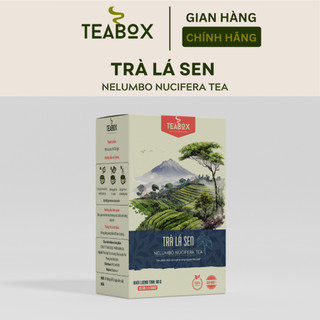 Trà Lá Sen Giảm Cân, Giảm Mỡ, Giảm Hấp Thu Đường Hỗ Trợ Tiêu Hóa | Hộp 30 gói x 3g Túi Lọc Teabox