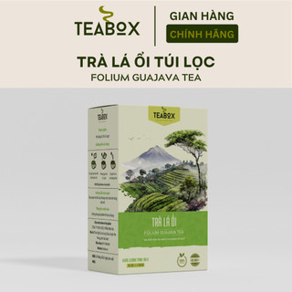  Trà Lá Ổi Giảm Cân Giảm Mỡ, Giảm Hấp Thu Đường | Hộp 30 gói x 3g Túi Lọc Teabox