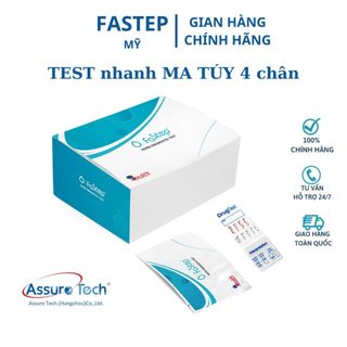 Que test ma tuý tổng hợp 4 chân Fastep bao gồm Heroin, Ma túy đá, Thuốc lắc, Cần sa