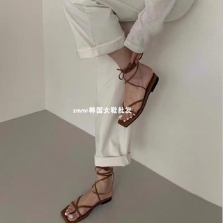 Dép SANDAL NỮ XỎ NGÓN DÂY BUỘC CHIẾN BINH 043