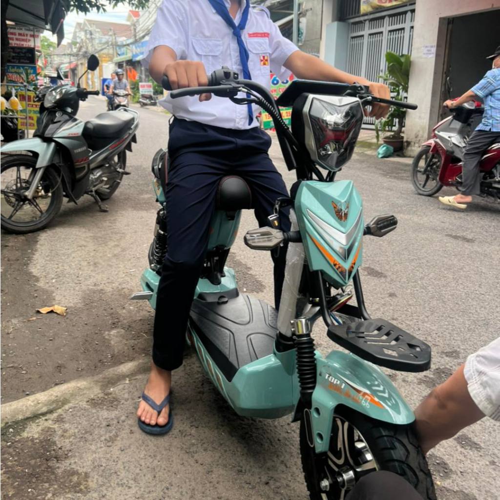 Xe Đạp Điện [ Trả Góp 0% ] Cho Học Sinh Đi Học Giá Rẻ Xe Chạy 35-45km/lần sạc ZR6 | BigBuy360 - bigbuy360.vn