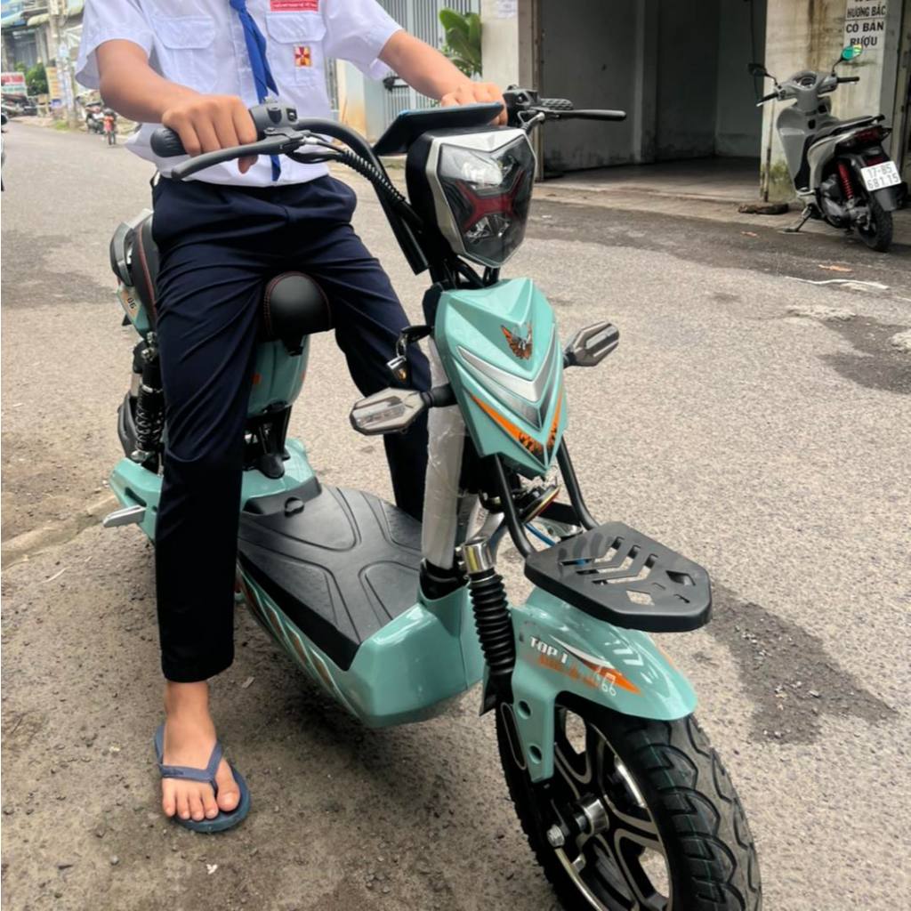 Xe Đạp Điện [ Trả Góp 0% ] Cho Học Sinh Đi Học Giá Rẻ Xe Chạy 35-45km/lần sạc ZR6 | BigBuy360 - bigbuy360.vn
