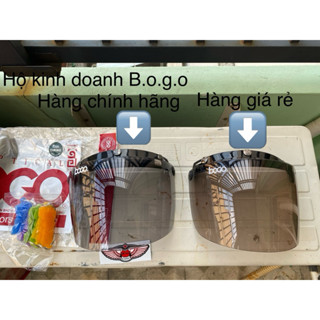  Kính Bogo  Hàng Real chính hãng gắn nón sơn 