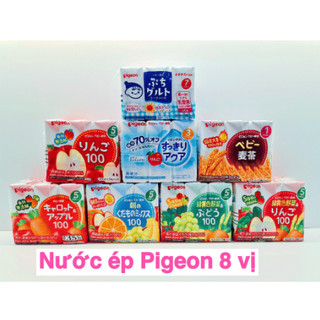  NƯỚC ÉP HOA QUẢ PIGEON NỘI ĐỊA NHẬT CÁC LOẠI LỐC 3 HỘP  125ML  