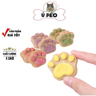 Bánh Thưởng Thịt Xay Hình Bàn Chân | Bánh thưởng cho chó mèo | Đồ ăn cho chó mèo