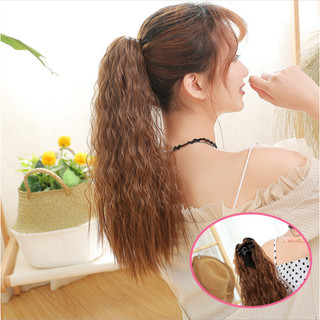 Ngoặm tóc xoăn cột đuôi Hàn Quốc, Đuôi tóc giả