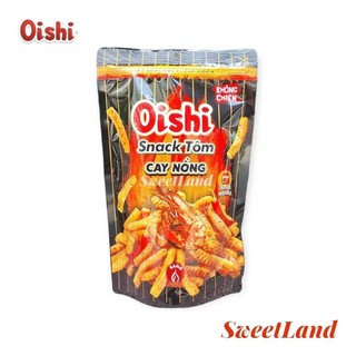 Snack Oishi tôm cay rang không dầu túi zip 70g