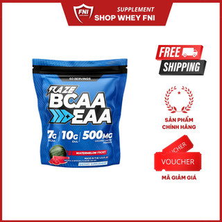 Raze bcaa+eaa 60 serving,tăng sức bền, bổ sung điện giải