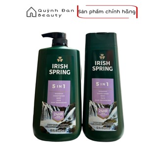 Sữa tắm gội toàn thân Irish Spring 5in1 Fresh Fraicheur