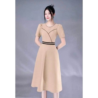 Đầm xòe công sở có túi