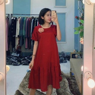 Váy bầu thời trang mùa hè chất mát