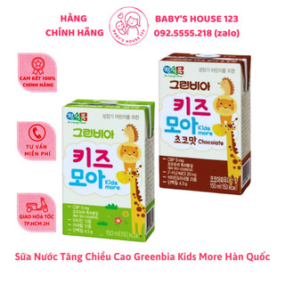 Sữa nước tăng chiều cao greenbia kids more hàn quốc cho bé từ 1 tuổi