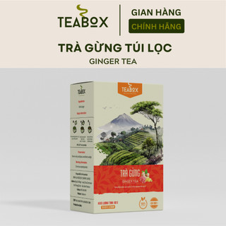  Trà Gừng Kích Thích Tiêu Hóa Nhuận Tràng Làm Ấm Giảm Ho Cảm | 30 túi lọc x 3g Teabox