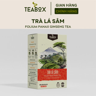  Trà Lá Sâm Tăng Cường Sức Khỏe Giảm Stress Lo Âu Tăng Đề Kháng| 30 túi lọc x3g Teabox