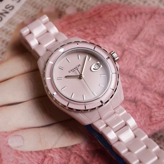 ĐỒNG HỒ NỮ COACH 14503464 14503465 , DÂY ĐÁ CERAMIC , SIZE 32MM