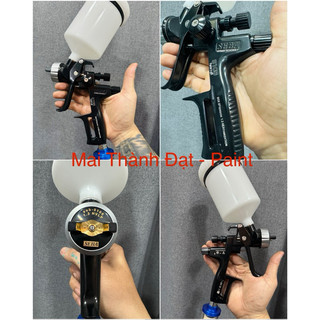 Súng Phun Sơn Seba ( Sơn oto xe máy ) Đầu Phun Chuẩn 1.3mm 14 Lỗ .