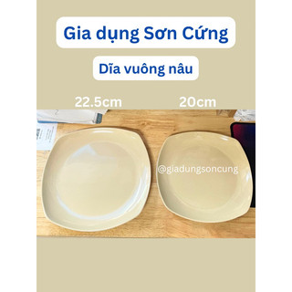[ combo 5 cái] Tô chén dĩa melamine màu nâu