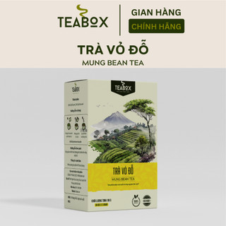 Trà Vỏ Đỗ Cho Người Tiểu Đường Giảm Mỡ Máu Giảm Huyết Áp | Hộp 30 Gói x 3g Túi Lọc Teabox
