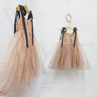 Đầm công chúa VanEssa Đầm xòe 2 dây xinh xắn Gigi - Váy thời trang, đầm xinh Bé Gái - Hàng thiết kế