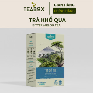  Trà Khổ Qua Ổn Định Huyết Áp Ngăn Ngừa Gout | Hộp 30 gói x 3g Túi Lọc Teabox