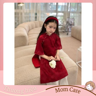 TT365 Set áo dài Mẹ và Bé gấm nổi - MOMCARE
