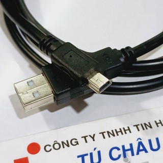 Cáp Mini USB: USB 2.0 ra Mini USB (Hình Thang - KTS Mp3) / Cáp dài 1.5m
