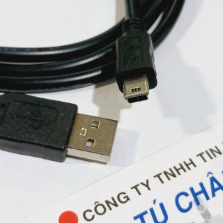 Cáp Mini USB: USB 2.0 ra Mini USB (Hình Thang - KTS Mp3) / Cáp dài 1.5m